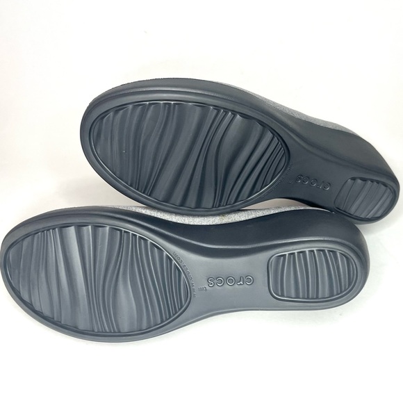 Crocs Womens Busy Day Slip On Comfort Ballet Wedges Shoes Sz 8 - Picture 10 of 10